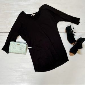 Express Black Sweatshirt Dress